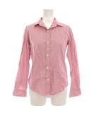 ラルフローレン RALPH LAUREN シャツ ブラウス ストライプ 長袖 7 ピンク /YM ■MA