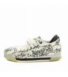 オニツカタイガー Onitsuka Tiger カモトレーナー KAMO TRAINER スニーカー シューズ キャンバス 総柄 US9 27.0cm 白 ホワイト 黒 ブラック 1183A785 /BB ▲H