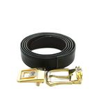 レノマ renoma バックルベルト レザー 黒 /MI ■OS ■MA