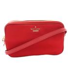 ケイトスペード KATE SPADE ショルダーバッグ スクエア ロゴ ナイロン 赤 レッド PXRU5387 /KU ■MA