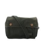 ポーター PORTER 吉田カバン スモーキー ショルダーバッグ キャンバス 黒 ブラック /AN4 ■MA