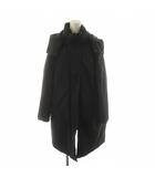 無印良品 良品計画 ダウンコート L 黒 ブラック フード付き ハイネック 長袖 /AN55 ■MA