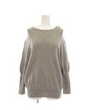 CF W/RY/N クルーネック ドルマン ニット セーター 長袖 38 グレー /YM ■MA