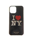 ケイトスペード KATE SPADE スマホケース iPhoneケース iPhone12用 iPhone12Pro用 ロゴ 黒 ブラック /AN52 ■MA