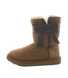 アグ オーストラリア UGG australia ジョゼット JOSETTE ムートンブーツ ショートブーツ リボン 22.0cm ベージュ 1003174 /AN9 ■MA