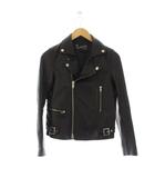 アーバンリサーチ サニーレーベル URBAN RESEARCH Sonny Label レザージャケット ライダース 上着 羊皮 36 黒 /JP