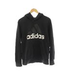アディダス adidas トレーナー 黒 ロゴ パーカー 長袖 /JP