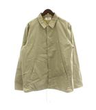 ペニーズ PENNYS コーチジャケット 上着 M ベージュ 長袖 シャツ襟 ロゴ刺繍 /GG ■MA