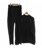 ナイキ NIKE スポーツウエア 上下セット ジャージ トップス S ボトムス M 黒 ブラック 長袖 ジップアップ 無地 /GG ■MA