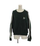 フリークスストア FREAKS STORE トレーナー スウェット F 緑 グリーン ロゴ刺繍 ラウンドネック 長袖 /LP ■MA