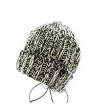 ハイランド HIGHLAND ニットキャップ ニット帽 ビーニー 帽子 ウール 黒 ブラック 白 ホワイト /AN50 ■MA