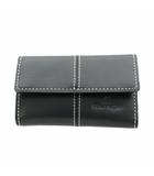 クレージュ courreges キーケース 5連 レザー 黒 ブラック /AN52 ■MA