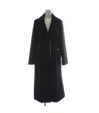 レディアゼル REDYAZEL チェスターコート S 紺 ネイビー テーラードカラー 長袖 ジッパーフロント /GG ■MA