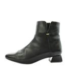 グリーンレーベルリラクシング ユナイテッドアローズ green label relaxing ショートブーツ ヒール S 黒 ブラック /AN74 ■MA