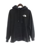 ザノースフェイス THE NORTH FACE パーカー ジャケット 上着 L 黒 ブラック 長袖 フード付き ロゴプリント /AP ■MA