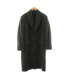 ザラ ZARA チェスターコート ロング ストライプ柄 L グレー /KU ■MA