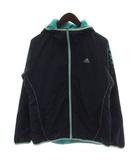 アディダス adidas 中綿ジャケット ジャンパー 上着 L 紺 長袖 フード付 /GG ■MA