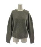 ザラ ZARA ニット セーター EUR XS グレー 無地 ラウンドネック 長袖 /GG ■MA