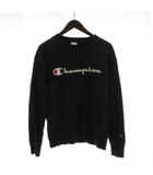 チャンピオン CHAMPION スウェット トレーナー L 黒 ブラック ロゴプリント 長袖 /GG ■MA