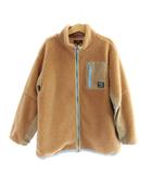 グリーンレーベルリラクシング ユナイテッドアローズ green label relaxing ボアジャケット 子ども服(女の子用) 145 茶 ブラウン スタンドカラー 長そで 胸ポケット /AP ■MA