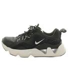 ナイキ NIKE スニーカー シューズ ロゴ 24.5cm 黒 ブラック /AN15 ■MA