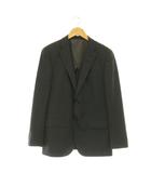 ユニクロ UNIQLO テーラードジャケット 背抜き ウール混 M グレー /CX ■MA