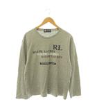 チャップス CHAPS ラルフローレン RALPH LAUREN Tシャツ カットソー ロゴ 長袖 L グレー /DF ■MA