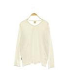 アヴィレックス AVIREX Tシャツ カットソー Vネック 長袖 XL ホワイト /DF ■MA