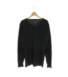 アヴィレックス AVIREX Tシャツ カットソー Vネック 長袖 XL ブラック /DF ■MA