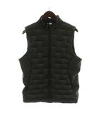アディダス adidas ダウンベスト M カーキ スタンドカラー ノースリーブ /GG34 ■MA