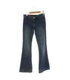 ジューシークチュールジーンズ JUICY COUTURE JEANS デニムパンツ ジーンズ フレア ピンタック 25 インディゴ /ES ■MA