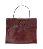 カルティエ Cartier ハッピーバースデー ハンドバッグ レザー ボルドー /AN ■OH ▲H