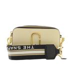 マークジェイコブス MARC JACOBS The Snapshot ショルダーバッグ ポシェット ダブルJロゴ アイボリー ブラック /YM