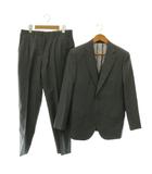 エルメネジルドゼニア Ermenegildo Zegna 3点セット 上下 スーツ ジャケット パンツ ベスト グレー /NR ■MA