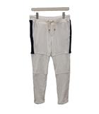 リサウンドクロージング RESOUND CLOTHING DOUBLE VELOURS FLEECE SLASH LINE PT ベロアパンツ フリースパンツ イージー 2 白 ホワイト /HN ■MA