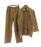バーバリー BURBERRY ナイトウェア パジャマ 長袖 長ズボン M ベージュ /GG ■GY09