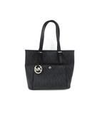 マイケルコース MICHAEL KORS トートバッグ ブラック 30T4STTT6B ロゴ 総柄 ショルダーバッグ かばん 黒 ☆AA★