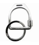エルメス HERMES Etrier エトリエ キーリング キーホルダー バッグチャーム シルバーカラー 銀色 0310