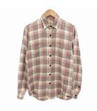 ジェイクルー J.CREW チェックシャツ コットン 長袖 S グレー 白 ホワイト /FF