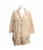 ペニーブラック PENNYBLACK マックスマーラ MAXMARA 21年 タグ付 パンチング スプリングコート ベージュ 38 約Mサイズ