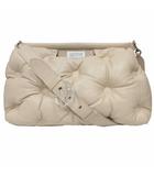 メゾンマルジェラ 11 Maison Margiela 11 21AW Glam Slam グラムスラム クラシック ラムスキン レザー 2WAY ショルダーバッグ キルティング ポーチ ベージュ系