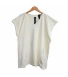ダークシャドウ DRKSHDW リックオウエンス Rick Owens Sleeveless V-Neck Tee ノースリーブ Tシャツ ホワイト アイボリー 白系 XS IBO76
