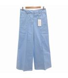 チノ CINOH Twill Baggy Pants ワイドパンツ チノパン 38 水色 ブルー /FF