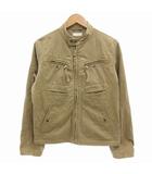 ディーゼル DIESEL Y2K シングルライダース型 ブルゾン ジャケット M ベージュ /FF IBO76
