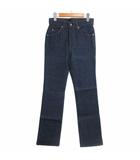 リーバイス Levi's フラッシャー付 80's 20517-0217 デッドストック デニム オレンジタブ リジッド ジーンズ サドルマン ブーツカット フレア 紙タグ 刻印585 濃紺 W28 L34