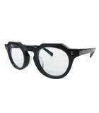  パリミキ Paris Miki Reboot 207 ボストン クラウンパント メガネ クリアレンズ ブラック 黒 46□24-142