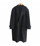 コムデギャルソンオム COMME des GARCONS HOMME アーカイブ ARCHIVE 80s 田中オム Wool DB Chester Coat HC-080010 AD表記なし チェスターコート マキシ ダブルブレスト グレー M IBO78