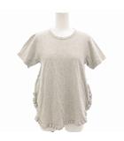 コムデギャルソンコムデギャルソン COMME des GARCONS COMME des GARCONS AD2016 Tシャツ カットソー フリル 半袖 XS グレー /FF IBO78