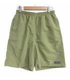 美品 24SS W's Baggies Shorts Longs 57035 バギーズショーツ ロング ナイロンパンツ 黄緑 グリーン XXSサイズ