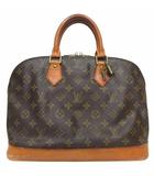 ルイヴィトン LOUIS VUITTON 90s ALMA PM M51130 旧型 アルマ PM モノグラム ハンドバッグ 南京錠 カデナ フランス製 PVC レザー IBO78
